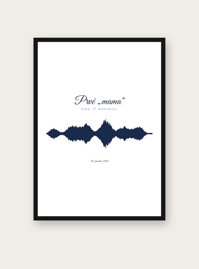 Soundwave art – ďalší variant personalizovaného printu